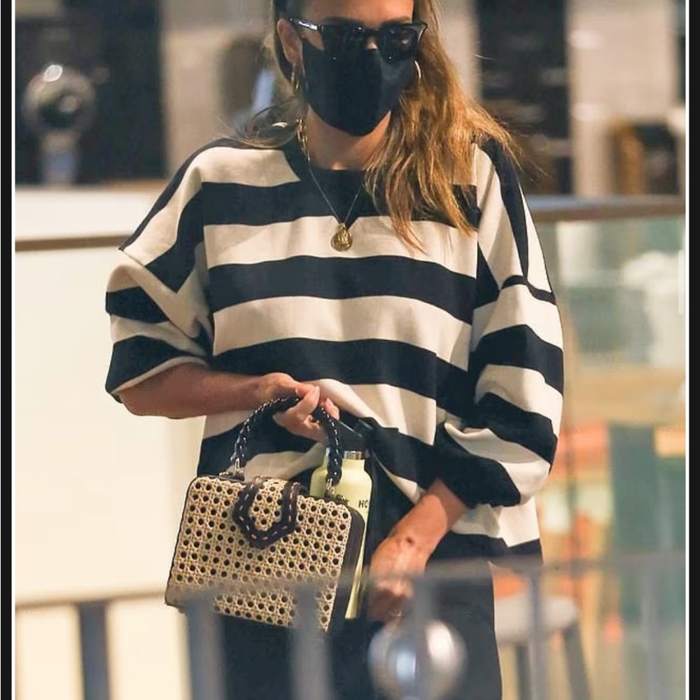 Gorgeous Rebecca Minkoff Sweater top seen on Jessica alba XS